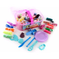 DUCKEY 24 COLOR NONTOXIC WHOLESALE PLAY DOUGH WITH MOULDS